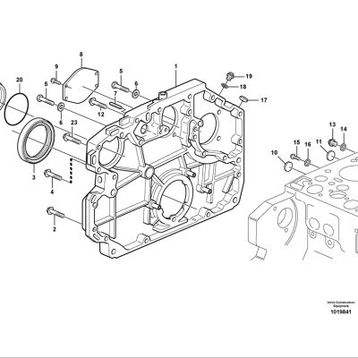 Catálogo de peças pá carregadeira Volvo: L120F.