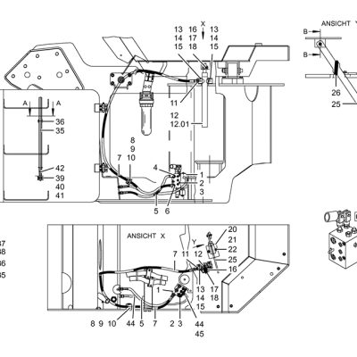 Catálogo de peças de reposição tandem vibratório: H181(HD90-100).