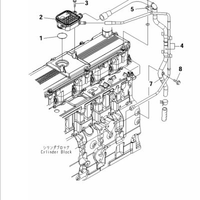 Catálogo peças escavadeira hidráulica komatsu:PC350LC-8.