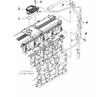 Catálogo de peças escavadeira hidráulica komatsu:PC300LC-8 USA.