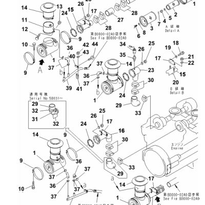 Catálogo de peças pá carregadeira komatsu:1200-3.