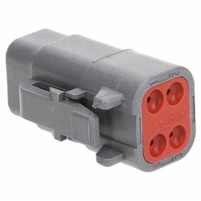 DTM06-4S- Conector Macho 4 Vias.
