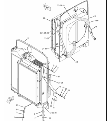 Manual de peças rolo compactador vibratório Caterpillar: CS-533E / CP-533E.