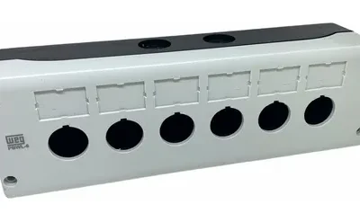 Caixa Termoplástica Vazia PBW-6 Cinza.